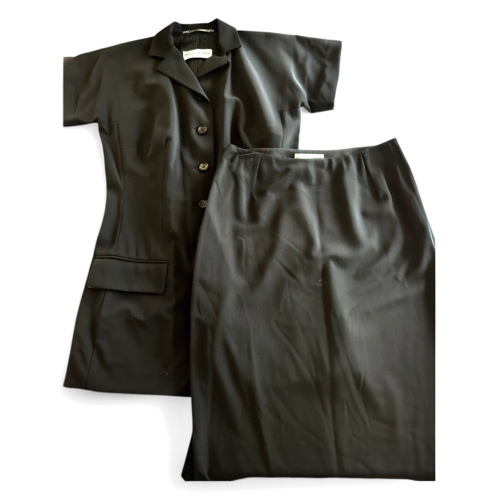 Vintage Dolce & Gabbana 2 Piece Black Suit